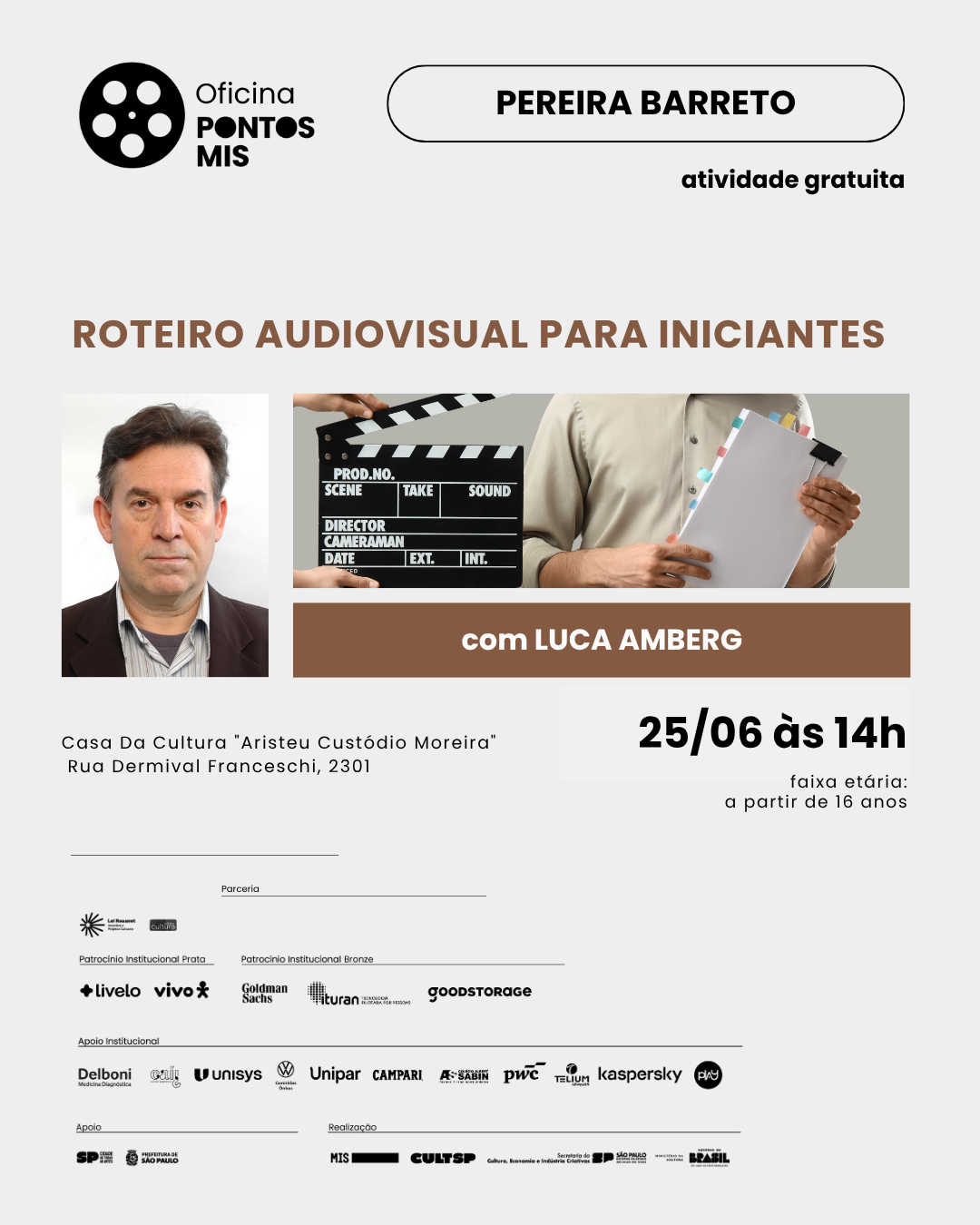 OFICINA - Roteiro Audiovisual para Iniciantes - Pontos MIS