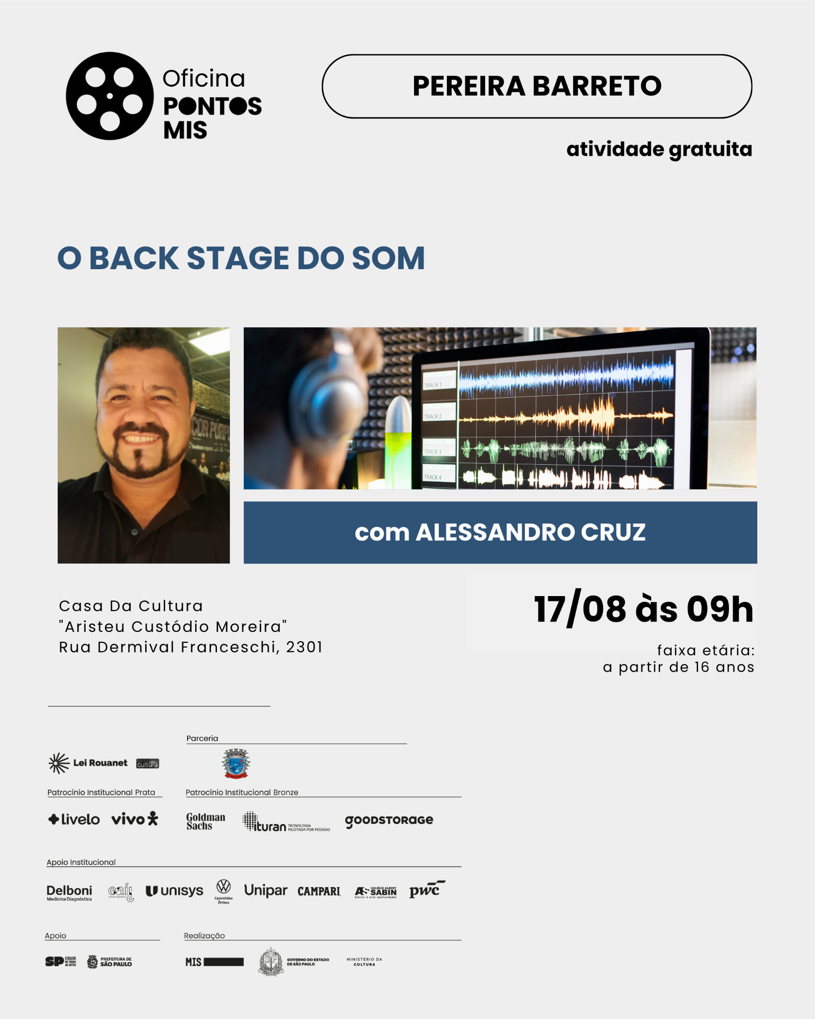 Oficina "O Backstage do Som"