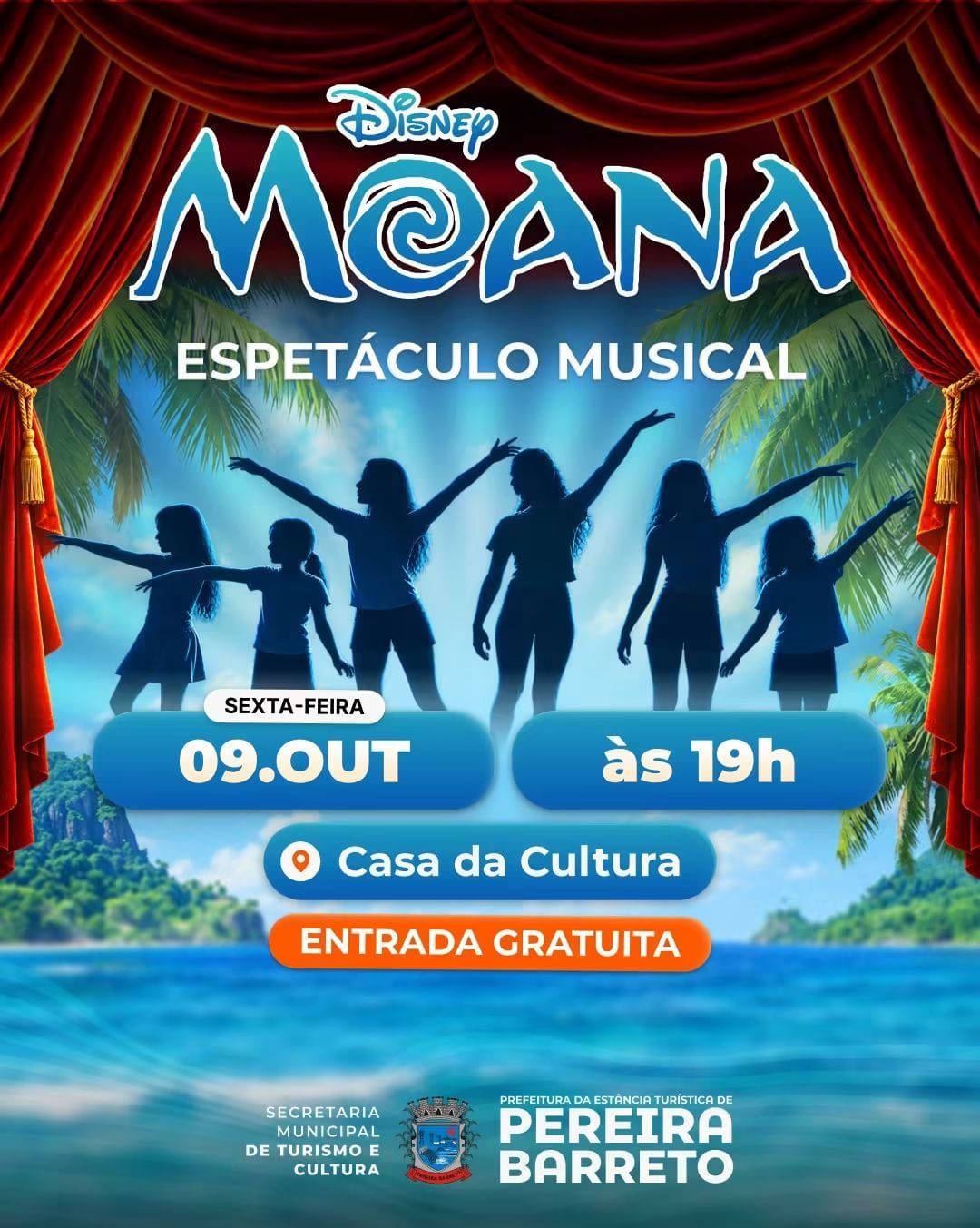 Vem aí uma apresentação especial inspirada no filme Moana